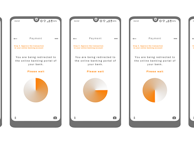 Lo-Fi Prototype of Mobile Bank Payment Flow - Part 2 adobexd design prototype ui uiux ux