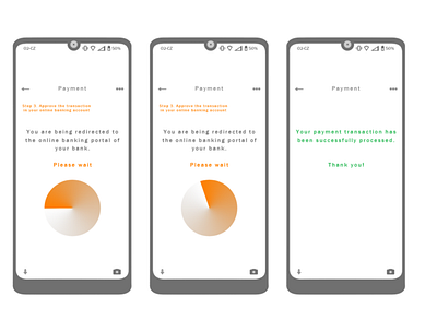 Lo-Fi Prototype of Mobile Bank Payment Flow - Part 3 (Final) adobexd design prototype ui uiux ux