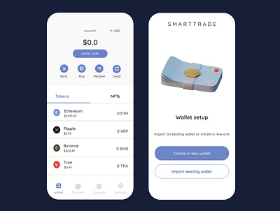 Crypto App UI app design ui ux