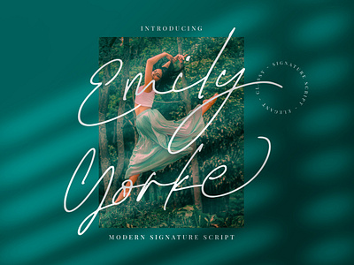 (FREE FONT) Emily Yorke - Signature Script Font