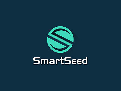 Logo Smartseed letter s s logo seed smart technology