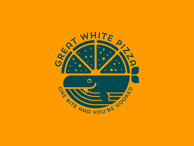 Whale+Pizza 2 food logo pizza whale