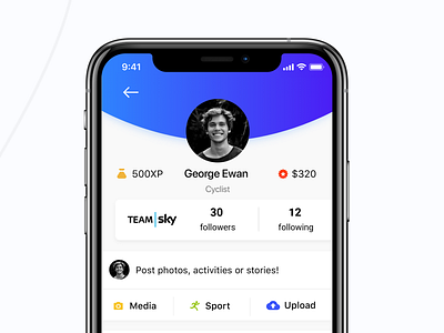 Sporty UI/UX Design Sport Application Case Study