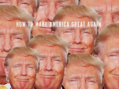 How to Make America Great Again donald trump election hillary clinton politics web design website