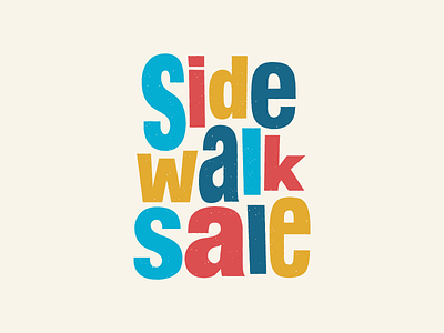 Sidewalk Sale by Katrina Ward on Dribbble