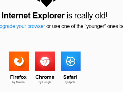 Update your browser browser icons browser update chrome firefox ie safari
