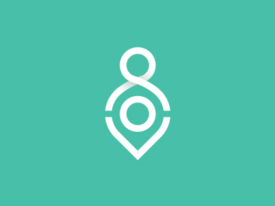 Human map pin android app branding id identity ios lettering logo logotype monogram selfdefense