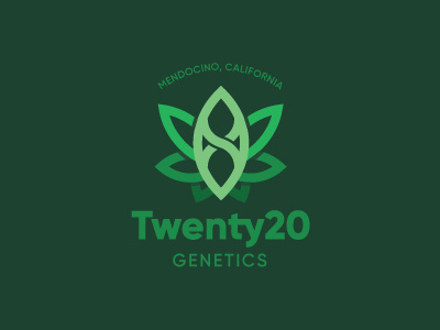 Twenty20 Genetics branding breeding identity logo seed weed