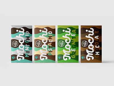 Packaging proposal for a dairy free mochi branding dairyfree icecream identity mochi pack packaging wave