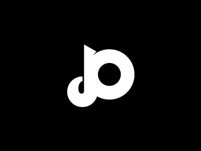 P Mark initial letter logo mark p