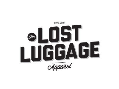 The Lost Luggage branding concept logo store typography