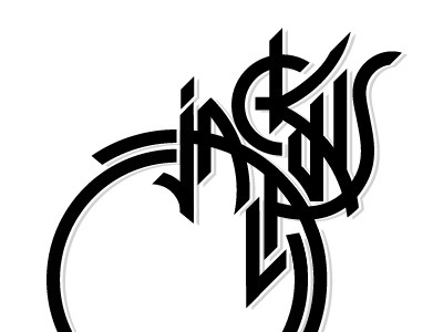 Jack Claws graphic design lettering typography