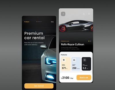 Auto Deal-Car App app car clean color design designers minimal mobile typography ui