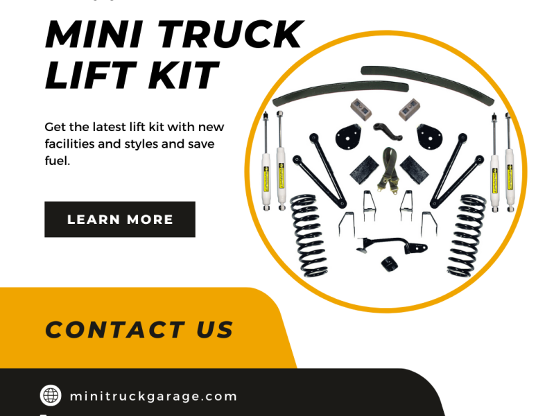 Mini Truck Lift Kit by Mini Truck Garage on Dribbble