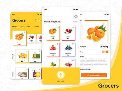 Grocery App Design app design graphic design grocery app grocery app design ui design ui ux design ux design