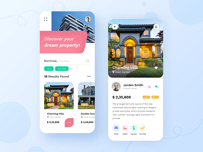 Real Estate App Design