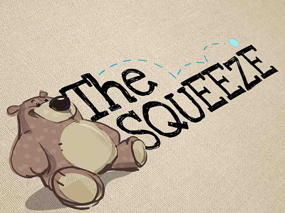 The Squeeze Logo Design bear logo graphic design graphic designer logo logo design logo designer stuffed animal logo toy logo toy store logo design