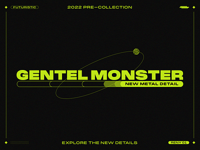 Gentle Monster 2022 Collection Motion Graphic Concept