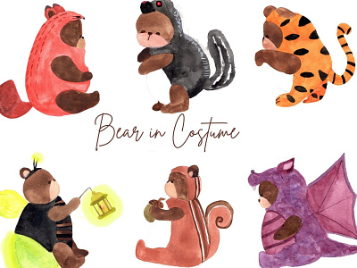 Bear Watercolor design graphic design illustration watercolor