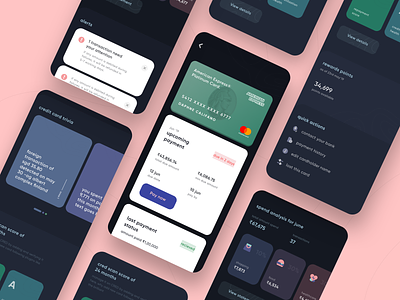 CRED 2.0 | Card Details snippets alerts android app card design card details clean creditcard creditcardcheckout darkui design fintech ios minimal mobile page payment products spends ui ux