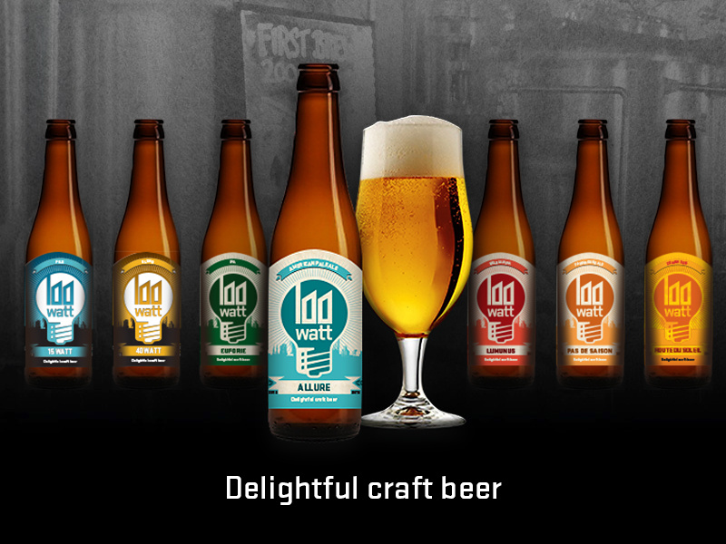Beer labels Stadsbrouwerij Eindhoven by Third Floor Design on Dribbble