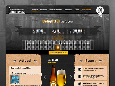 Website Stadsbrouwerij Eindhoven