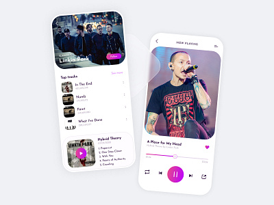 Music player UI