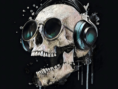 Skull illustration.Textile artwork for t-shirts.T-shirt graphic. artwork dark design devil fabric graphic design illustration logo music pop art poster retro rock and roll skull street art t shirt graphic t shirt print vector wallpaper