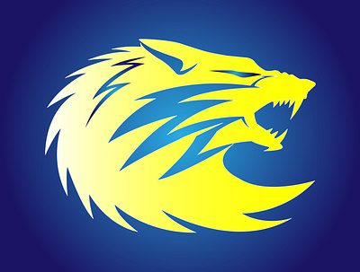 Волчара branding design logo