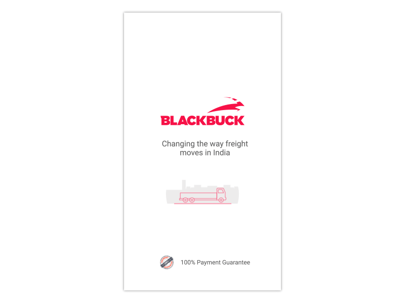 Blackbuck Supply Splash with loader bodymovin illustration loader animation lottie micro animation ui design