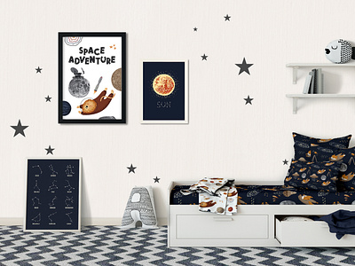 Posters and patterns for the nursery