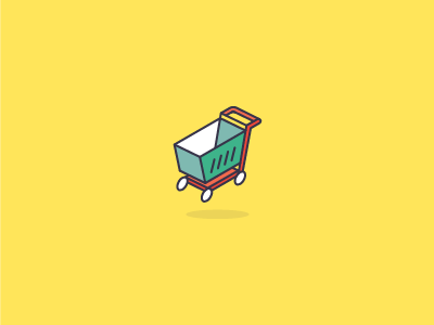 Shopping Trolley icons mart shopping supermarket trolley
