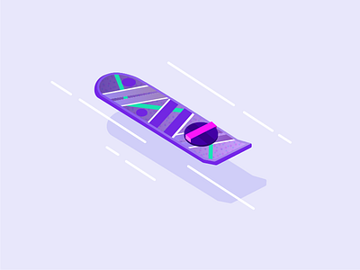 Travel Tech Con Hoverboard back to the future conference hoverboard illustration swag travel