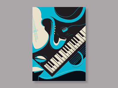 'Jazz' collection. Poster design.