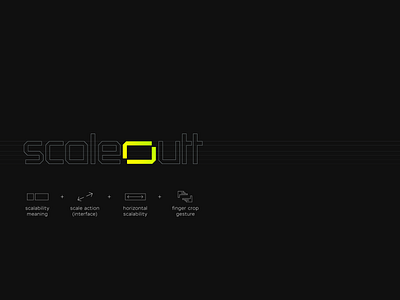 Scaleoutt agency app company cyber firm frame green it logo designer mark new york out saas scale software symbol symbol icon tech ukraine yellow