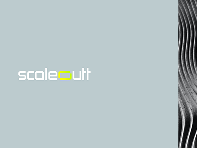 Scaleoutt agency app company cyber firm frame gradient green it logo designer mark new york out saas scale software symbol icon tech ukraine yellow