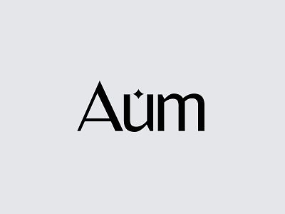 Aum agency aum brand identity grey japan kharkiv lettering logo designer marketing modern minimal flat shape new york retro star typography ukraine usa wordmark