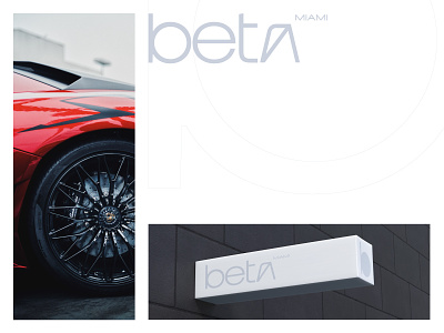 Beta Miami b beta brand identity branding car company logo designer mark icon emblem miami modern minimal flat shape new york rental startup tech ukraine