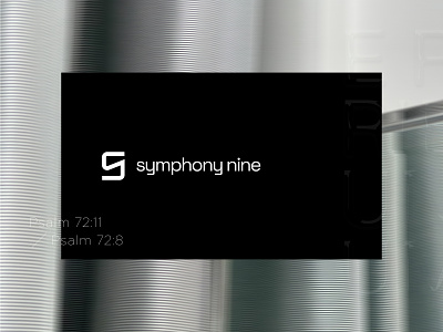 S9 Symphony Nine 9 brand identity branding company emblem finance icon investment kharkiv logo logo designer mark minimal modern new york ninie s shape startup ukraine