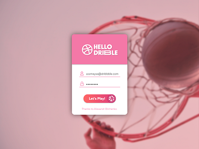 Hello Dribbble!