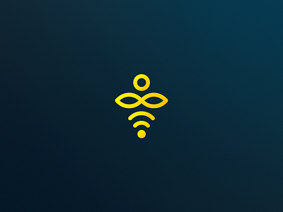 Honey Mobile / smartphone company / logo design symbol