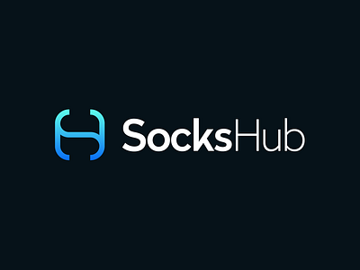 SocksHub / proxy service / logo design