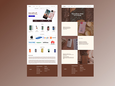 Cuspho- A phonecase ordering website ui ux