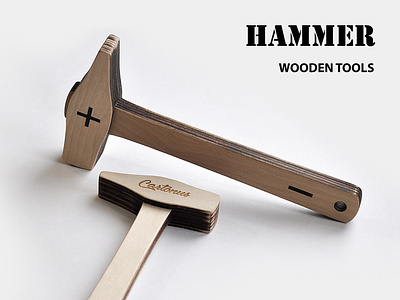 Wooden Hammer hammer laser cut laser cutting laser engraved vector