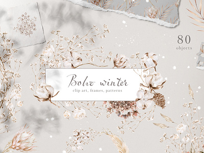 Boho winter atmosphere