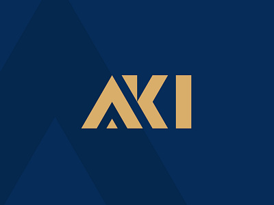AKI Branding brand brand design brand identity branding design graphic graphic design illustrator logo logo design monogram