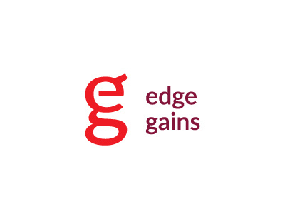 Edge Gains business computer consultancy e finance g job minimal monogram