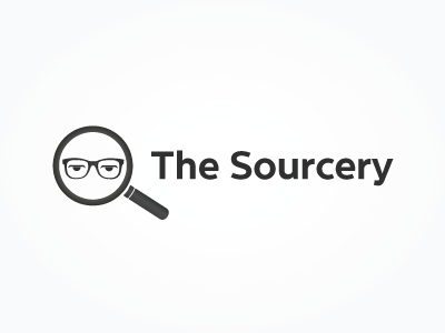 The Sourcery job magnifying magnifying glass nerd nerd glass recruit recruitment search source sourcery zoom