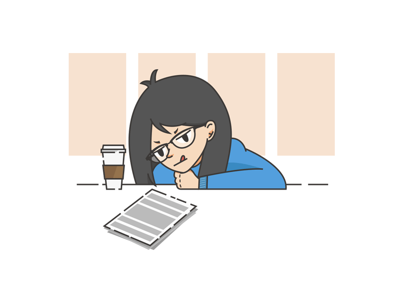 Preppin for Exam Day by Justine Win on Dribbble