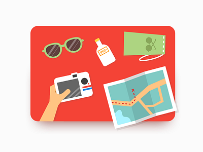 Let's Go on An Adventure! adventure material design travel